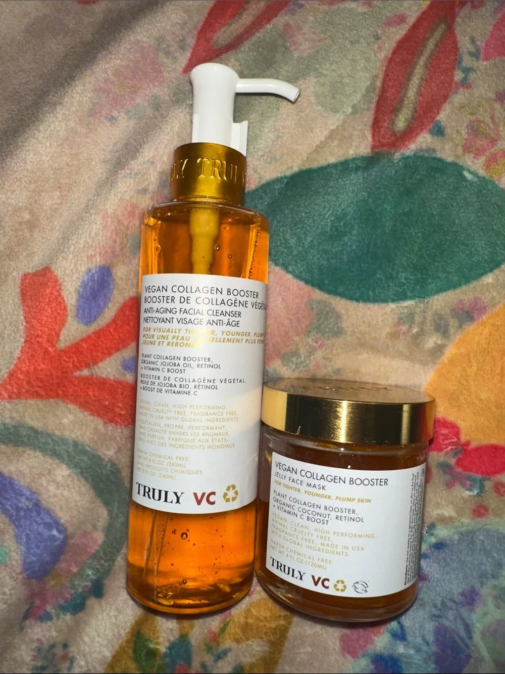 TRULY VC Vegan Collagen Booster Facial Cleanser & Mask - new